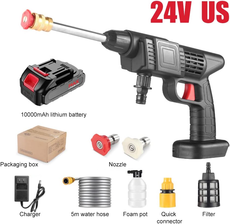 کارواش و سمپاش شارژی 3 حالته مدل 8106